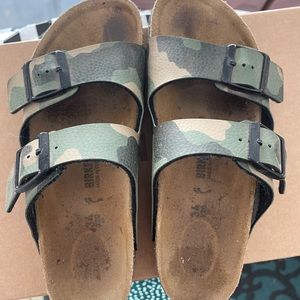 Birkenstock size 34 camo
